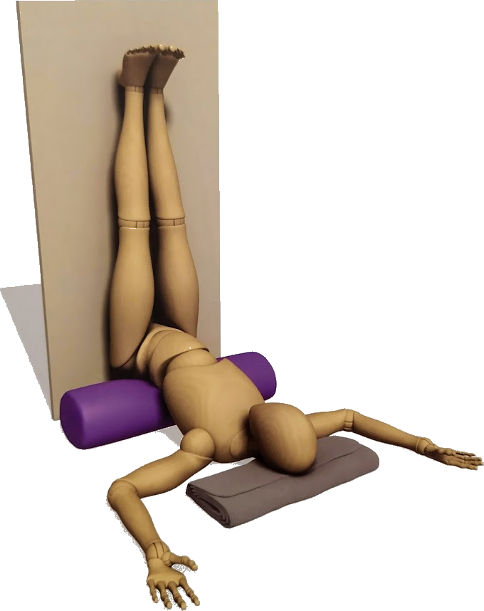 Restorative Yoga: Viparita Karani [vip-par-ee-tah car-AHN-ee] /  Legs-Up-The-Wall Pose – Core Balance Movement