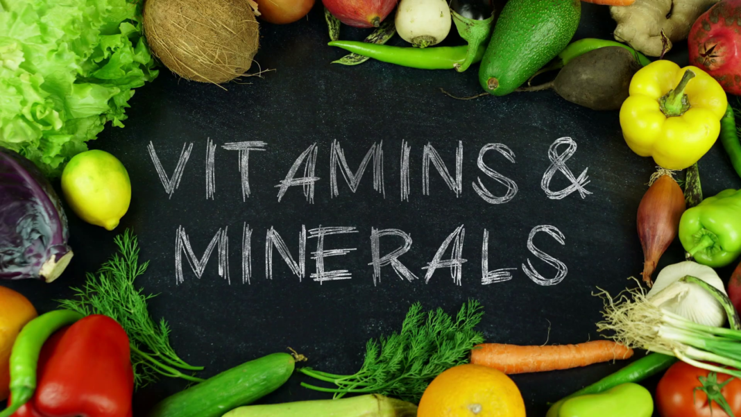 Vitamins And Minerals Chart With Functions